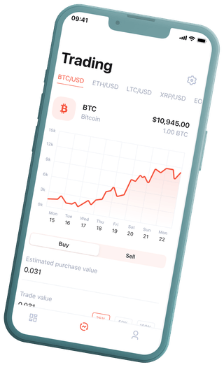 Interface de la plateforme de trading automatisé de cryptomonnaies Sente Épargnévoire